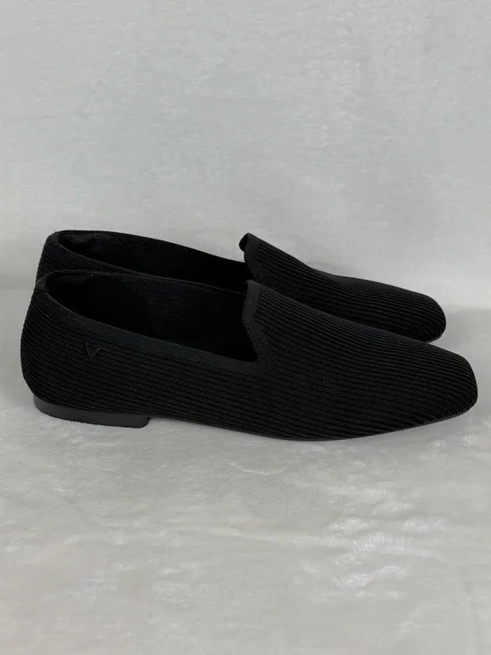 VIVAIA Knit Slip-On Flats Black Square Toe Comfort EU 41.5 ( US 7.5 ) - Picture 2 of 12